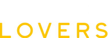 SolarLovers Bueno para ti, bueno para el planeta logo