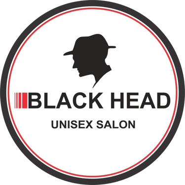 Black Head Unisex Salon logo