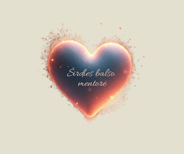 Širdies balso mentorė logo