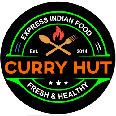 Curry Hut Indian Food. logo