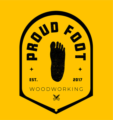 Proud Foot Woodworking logo