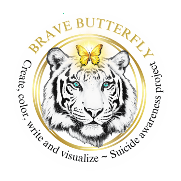 The Brave Butterfly Project. Suicide Awareness Grief and Trauma Support logo