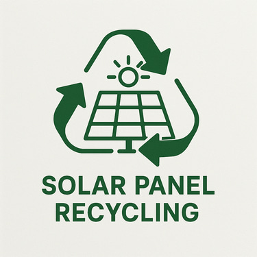 solar panel recycling logo