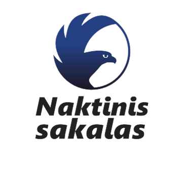 MB „Naktinis sakalas“ savigynos prekės  logo