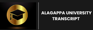 Alagappa University Transcript Online logo