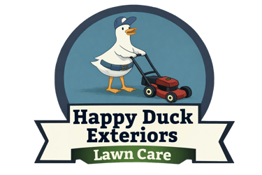 Happy Duck Exteriors Lawn Care logo