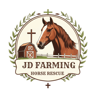 JD Farming Horse Rescue logo