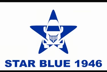 Star blue moving logo