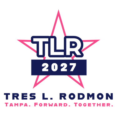 Tres for Mayor logo