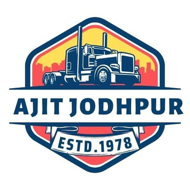 New Ajit Jodhpur Gujrat roadlines logo