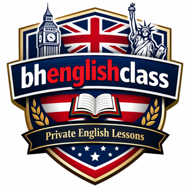 bhenglishclass - aulas de inglês com foco na fluência logo