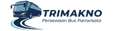 trimakno sewa bus pariwisata logo