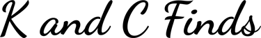 K and C Finds logo