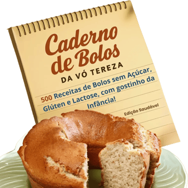 500 receitas de Bolos logo