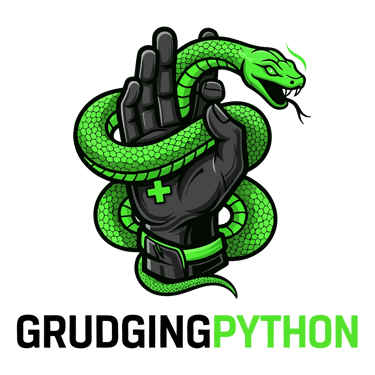 Grudgingpython logo