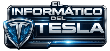 El informático del Tesla logo