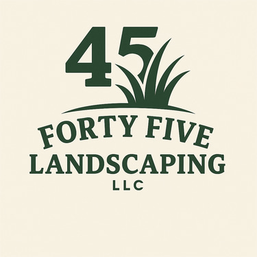 forty five landscaping logo