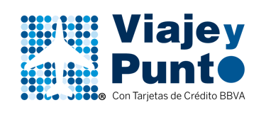 Viaje y Punto con tarjetas de crédito BBVA logo