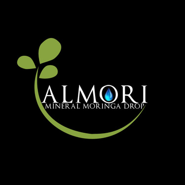 ALMORI (Alkali Moringa Drop) logo