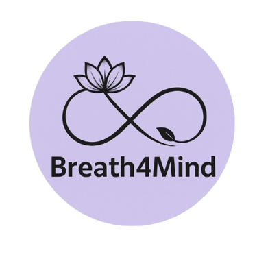 Breath4mind meditation, mindfulness and Pilates gong sound bath nervous system regulation logo