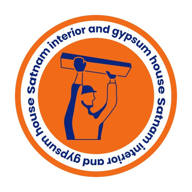 Satnam interior and Gypsum House logo