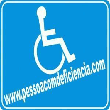 Pessoa com deficiência logo