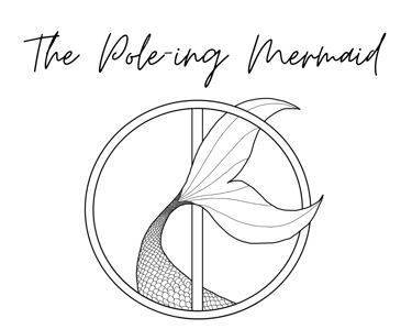 The Pole-ing Mermaid logo