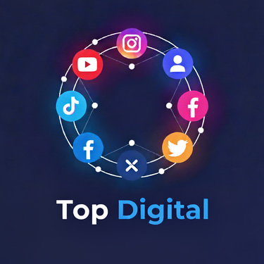 El top digital redes logo