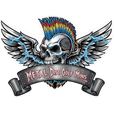 Metal Disc Golf Minis logo