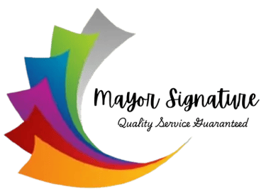 M logo