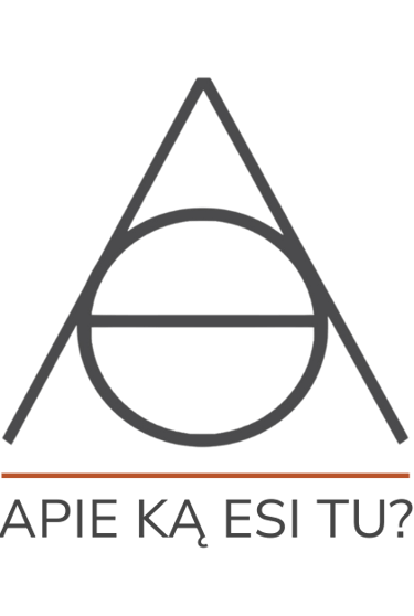 Apie ką esi TU? logo