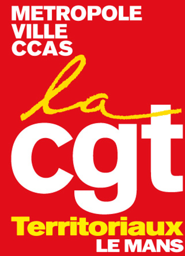 CGT des territoriaux du Mans logo
