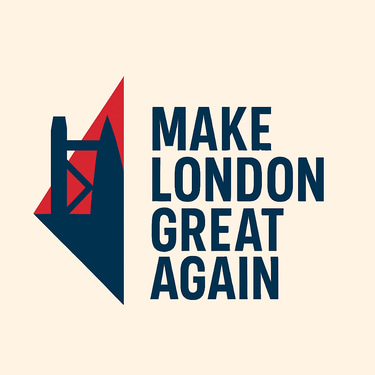 Make London Great Again (MLGA) by Great London Party (GLP) logo