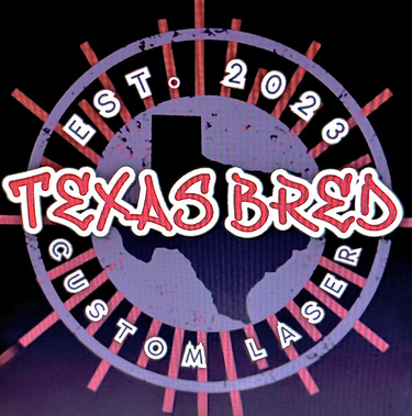 Texas Bred Custom Laser logo