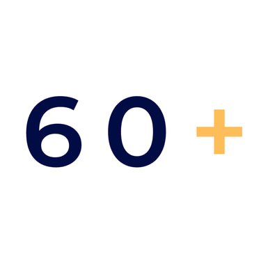 60 plius logo