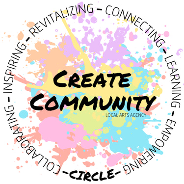 CREATE COMMUNITY, local arts agency logo
