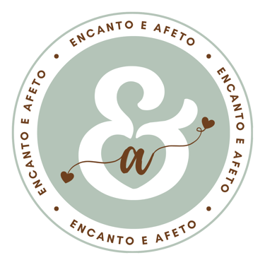 encanto e afeto logo