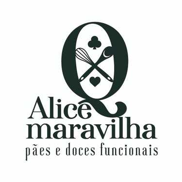 Alice Q Maravilha: Confeitaria Funcional - Doces e Bolos Sem Glúten, Veganos e Low-Carb para Celíacos e APLV logo