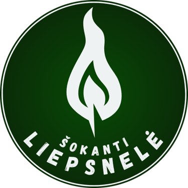 Šokanti liepsnelė - rankų darbo sojų vaško žvakės logo