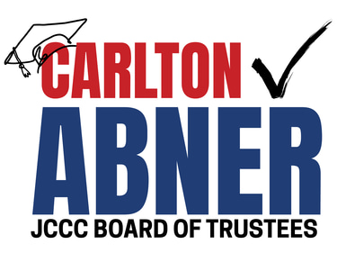Carlton Abner, candidate for JCCC Trustee logo