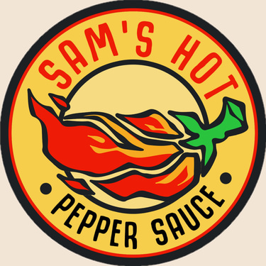 Sam's Hot Pepper Sauce logo