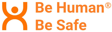Be Human Be Safe logo