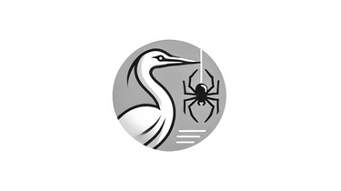de reiger en de spin logo