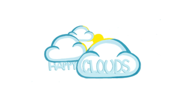 Happy Clouds Painting logo