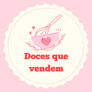Doces que vendem  logo