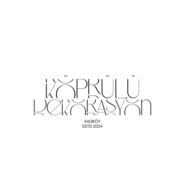 Köprülü dekorasyon logo
