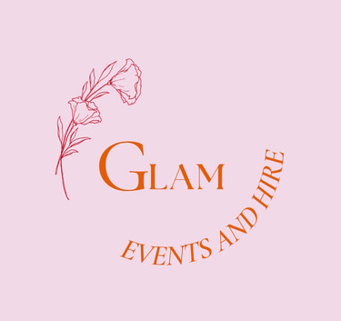 Glam Events & Hire logo