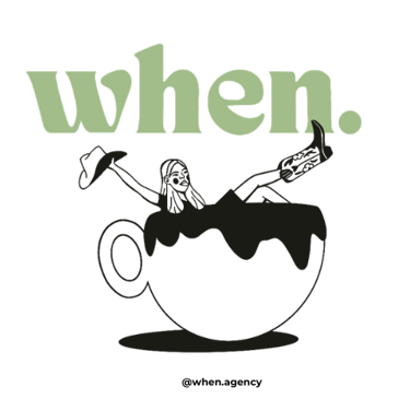 when. Agency logo