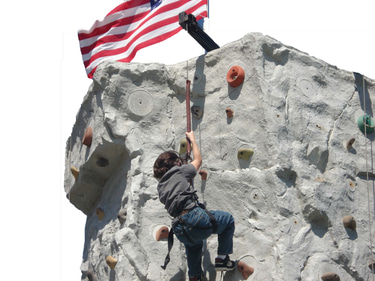 Houston rock climbing wall logo