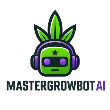 Futuristic Cannabis logo